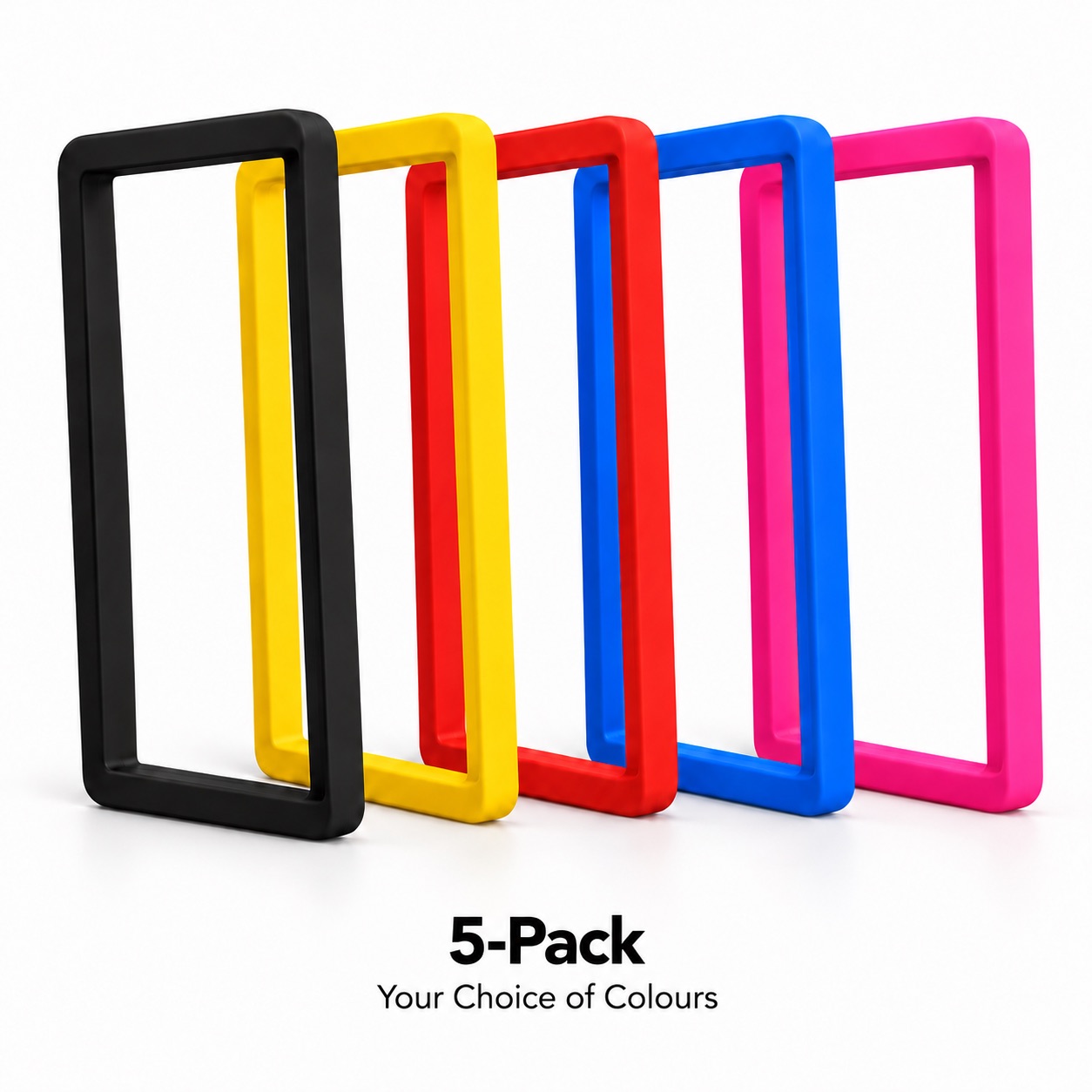 5 Pack - TPU Silicone Bumper Sleeve PSA Guard